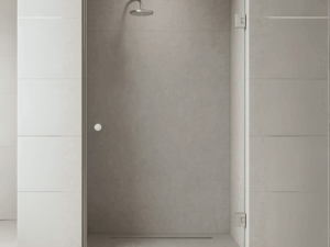 Complete glazen douchedeur op maat – inclusief glasbewerking en beslagopties