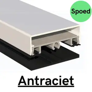 Spoed antraciet Midden klemprofiel set 1