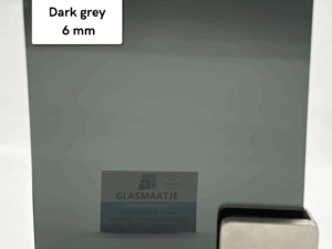 6 mm Gehard Dark grey glas op maat
