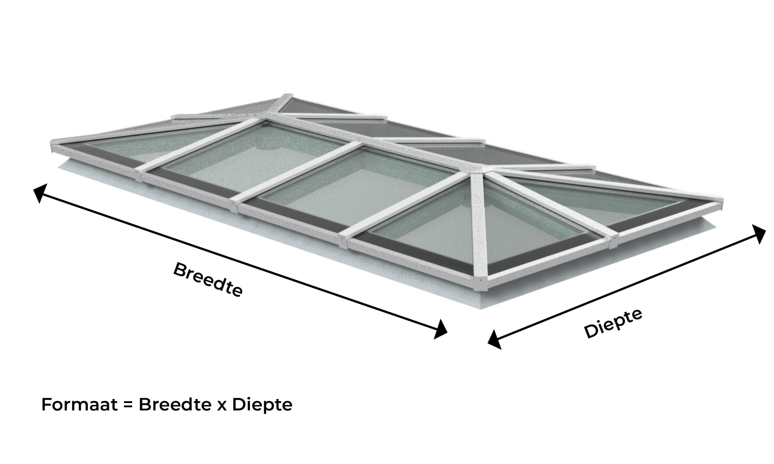Lichtstraat Schilddak | Geïsoleerd 3 Lichtstraat Schilddak | Geïsoleerd - Afbeelding 2