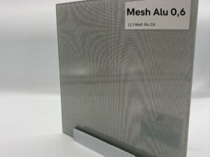 Gelaagd glas met print - Mesh Alu 0,6 - 33.3 Gelaagd veiligheidsglas (7,14mm)