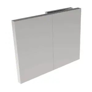 Douche glasklem Como 180° wand/glas