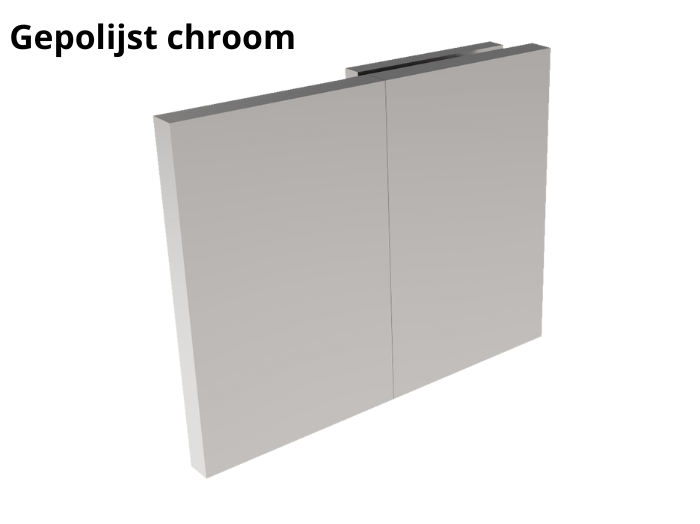 Douche glasklem Como 180° wand/glas 5 Douche glasklem Como 180° wand/glas gepolijst chroom