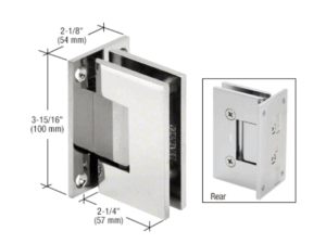 Douchedeur scharnier Vienna 90° wand/glas pre-set model