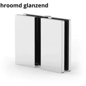 Verstelbare hoekverbinder Santos glas/glas glas/wand 45-180° verchroomd glanzend