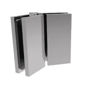 Douchedeur scharnier Como 135° glas/glas