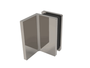 Douche glasklem Como 90° wand/glas