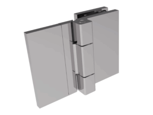 Douchedeur scharnier Como 180° wand/glas