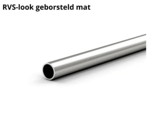 Stabilisatiestang Round 19 RVS-look geborsteld mat