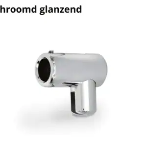 Glasaansluiting Round 19 eindstuk verchroomd glanzend