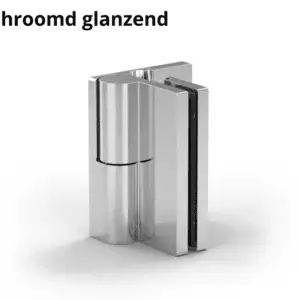 Douchedeur scharnier Arta glas/wand 90° verchroomd glanzend