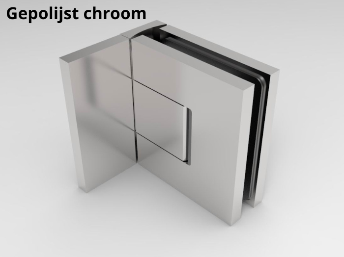 Sauna scharnier Bellagio 90° glas/wand 5 Sauna scharnier glas/wand gepolijst chroom