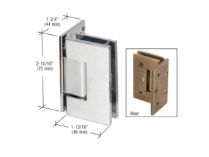 Scharnier glans chroom