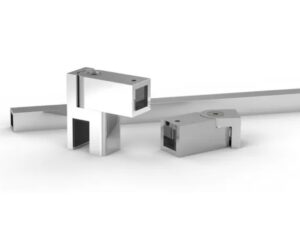 Stabilisatiestang wand/glas set Square 12