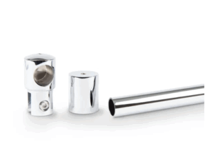 Stabilisatiestang set wand/glas 90° Round 19