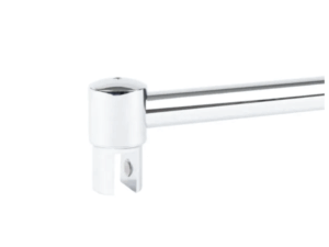 Stabilisatiestang set wand/glas 90° Round 19