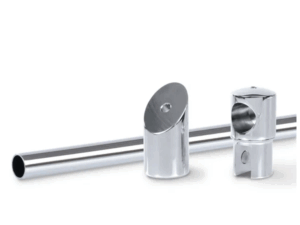 Stabilisatiestang set wand/glas 45° Round 19