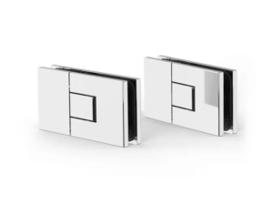 Douchedeur scharnier Juna glas/glas 180° voor sauna