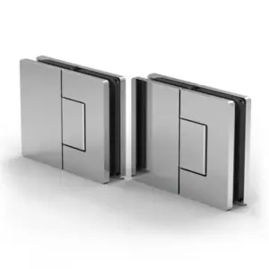 Douchedeur scharnier Santos glas/glas 180°