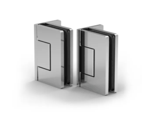 Douchedeur scharnier Santos glas/wand 90°