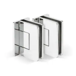 Douchedeur scharnier Santos HD glas/wand 90°