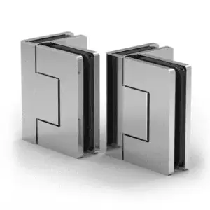 Douchedeur scharnier Santos glas/glas 90°