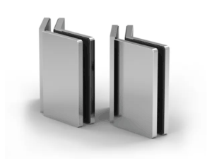 Hoekverbinder Santos glas/glas 135°