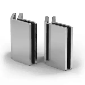 Hoekverbinder Santos glas/glas 135°