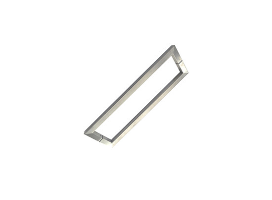 Vierkante U-greep L=416 mm, glasdikte 6-12 mm 3 greep haaks