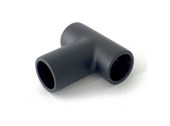 Stabilisatie ø 19 mm T-verbinding RAL 9005 mat zwart 3 stabilisatie