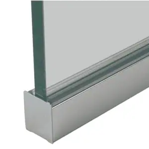 U-PROFIEL MET RUBBERSTRIP