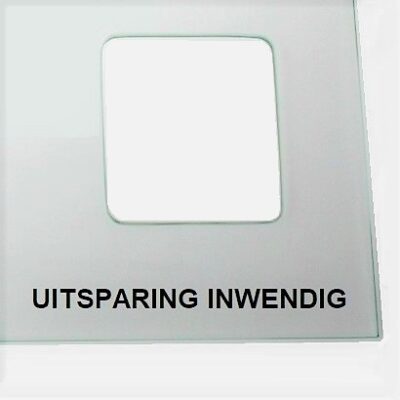 Hoekige uitsparing inwendig