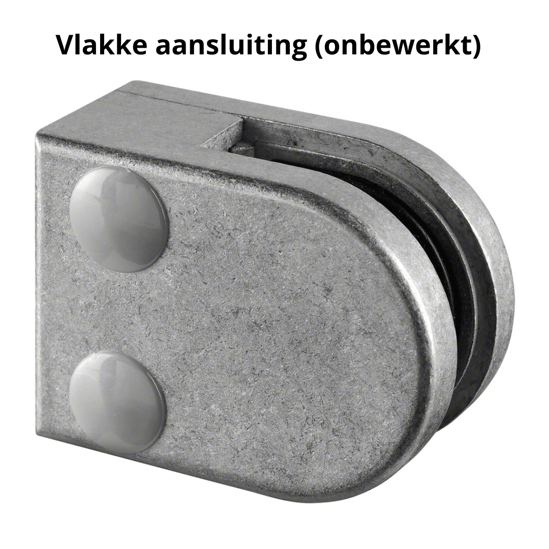 Glasklem, Vlakke aansluiting, MOD 2000 - 4 stuks 3 glasklem