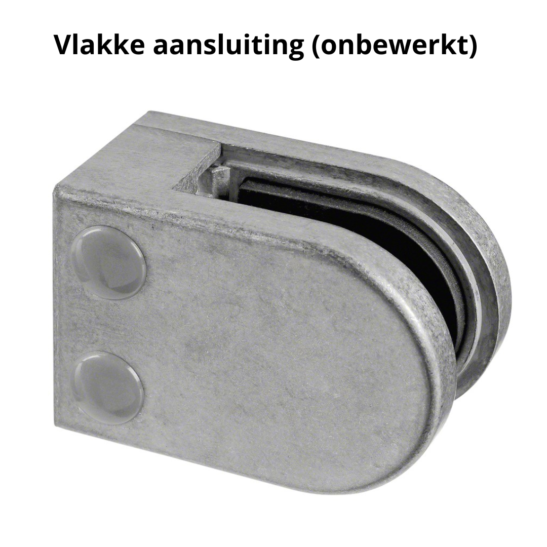 Glasklem, Vlakke aansluiting, MOD 2500, zamak - 4 stuks 3 Glasklem