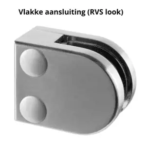 Alternative view of Glasklem, vlakke aansluiting, MOD 2700, zamak - 4 stuks