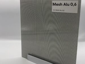 Gelaagd glas met print - Mesh Alu 0,6 - 33.3 Gelaagd veiligheidsglas (7,14mm)