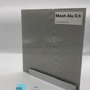 Gelaagd glas met print - Mesh Alu 0,6 - 33.3 Gelaagd veiligheidsglas (7,14mm)