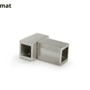 Driehoekverbinder Square 15 rvs mat