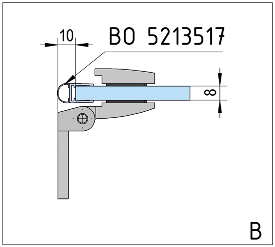 Douchescharnier Avila wand-glas - 90° naar binnen openslaand 6 Douchescharnier Avila wand-glas - 90° naar binnen openslaand - Afbeelding 4