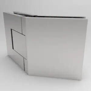 Douchedeur scharnier Bellagio glas/glas 135° gepolijst chrome