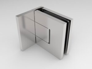 Douchedeur scharnier Bellagio wand/glas 90° gepolijst chroom