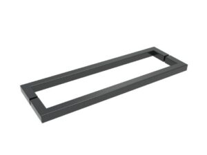 Handgreep vierkant zwart