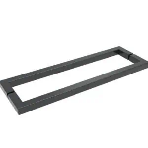 Handgreep vierkant zwart