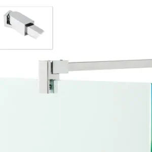 Alternative view of Stabiliteitsstang set Bohle square 12x12 glas/wand 90°