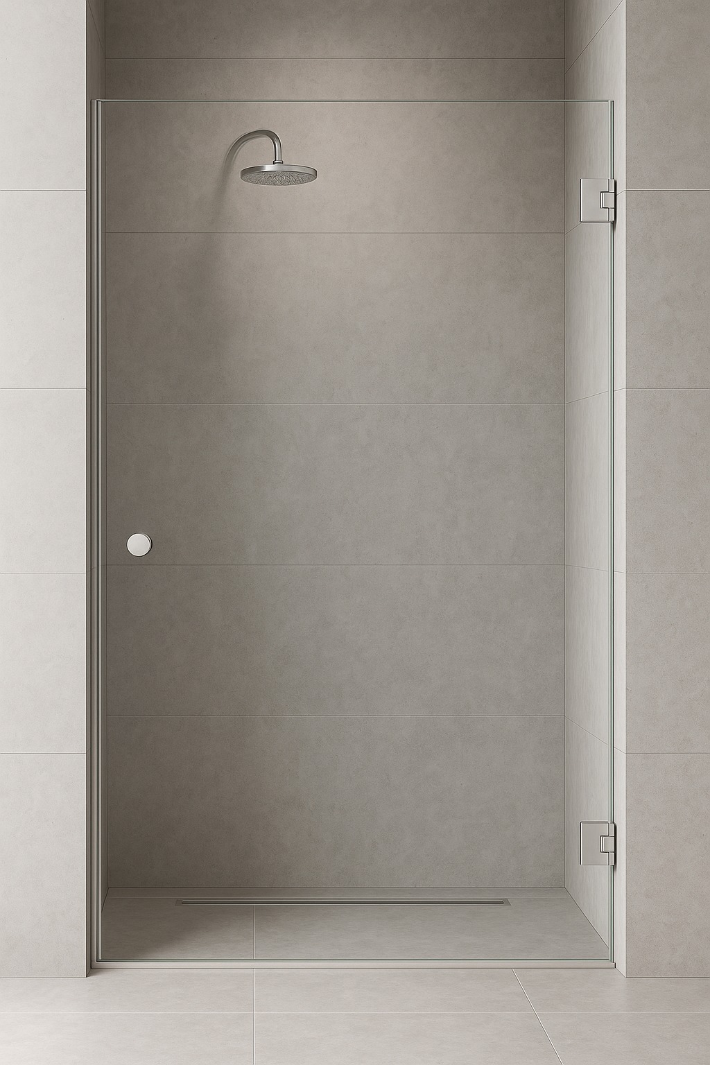 Complete glazen douchedeur op maat – inclusief glasbewerking en beslagopties 4 Complete glazen douchedeur op maat – inclusief glasbewerking en beslagopties - Afbeelding 2