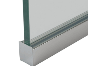 U-PROFIEL MET RUBBERSTRIP