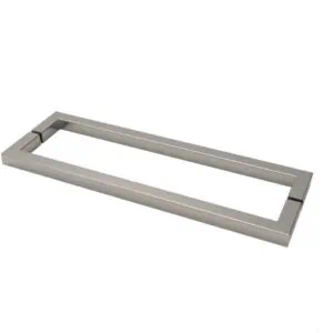 Handgreep vierkant glazen deur