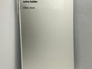 Extra heldere matglas spiegel op maat 4mm