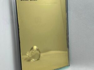 Gouden spiegel op maat 6 mm