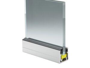 Glasprofiel glazen wand - Glasprofiel klem-klikprofiel voor dikker glas (16,76 โ 21,52 mm)